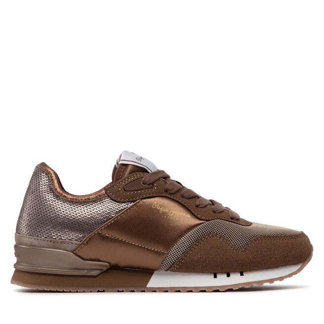 Pepe Jeans Sneakersy Pepe Jeans London W Sequins PLS31382 Concrete 840