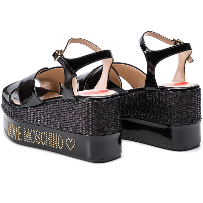 Espadrillas LOVE MOSCHINO JA16198I07JDP000 Nero escarpe