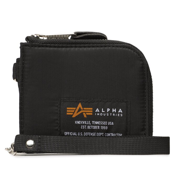 Μεγάλο Πορτοφόλι Ανδρικό Alpha Industries Label Wallet 108957 Black 03