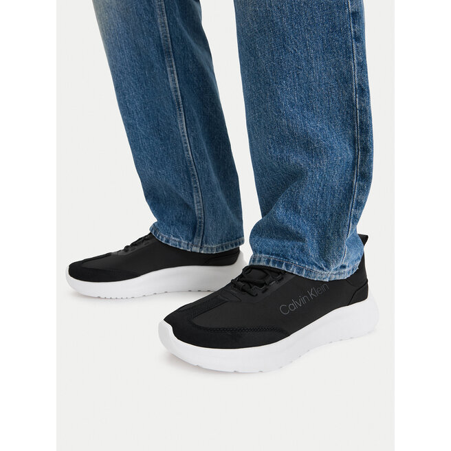 Sneakersy Calvin Klein Light Eva Runner HM0HM02241 0GM Czarny