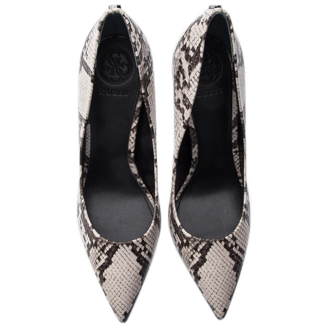 Guess Pantofi cu toc subțire Guess Okley7 FL7OK7 PEL08 NATU