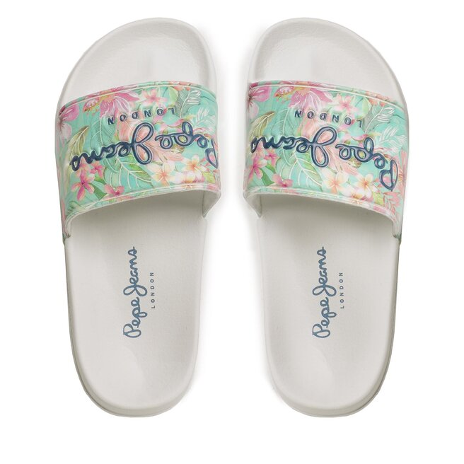 Pepe Jeans Papucs Pepe Jeans Slider Martina G PGS70052 White 800