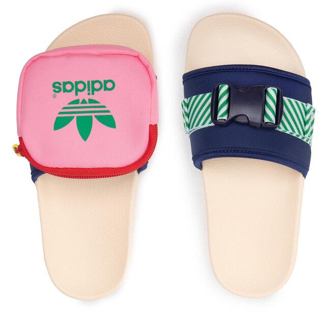 adidas Pantoletten adidas Pouchylette W GW9782 Ngtsky/Bliora/Blipnk