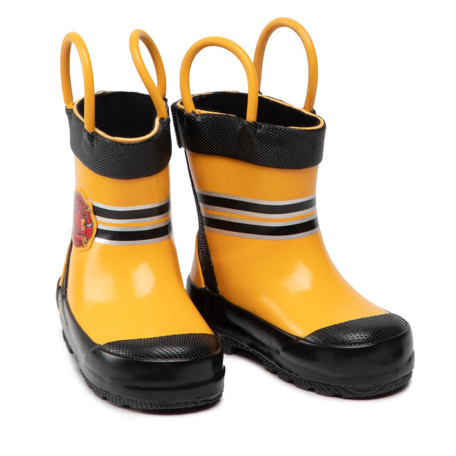 Kamik Cizme de cauciuc Kamik Fireman EK9111 Yellow