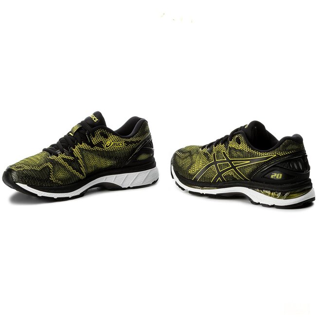 Buty Asics Gel Nimbus 20 T800N Sulphur Spring Black White 8990