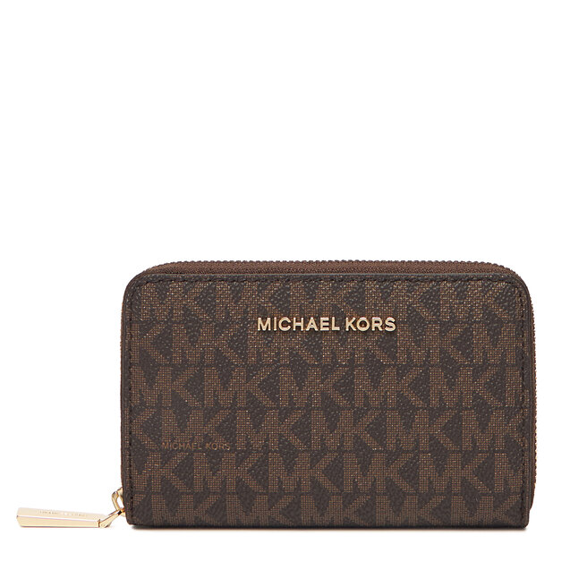 Mały Portfel Damski MICHAEL Michael Kors - Brązowy