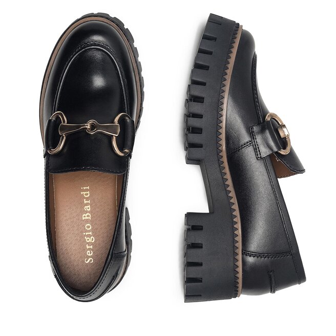 Sergio Bardi Loafersy Sergio Bardi WI23-C1038-03SB Černá