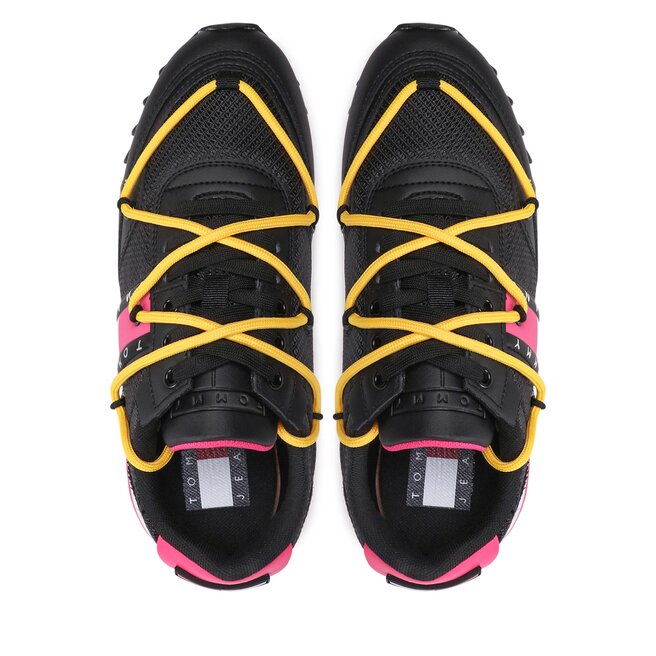 Tommy Jeans Sneakersy Tommy Jeans Sneaker Cleated EN0EN02056 Black 0GJ