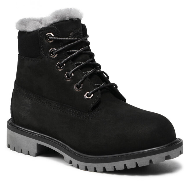 Timberland Turistická obuv Timberland 6 In PrmWpShearling TB0A2N1U0011 Black Nubuck