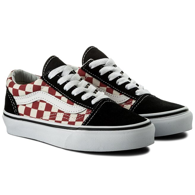 Vans old skool discount black red checkerboard