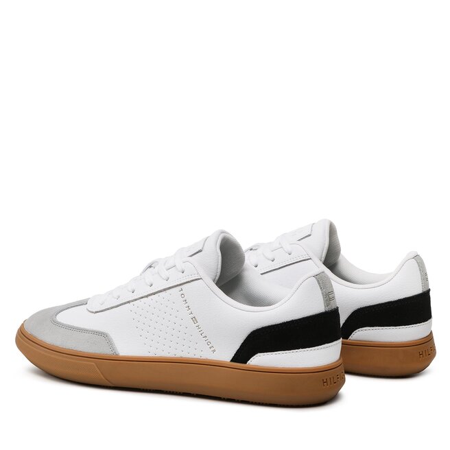 Tommy Hilfiger Sportcipő Tommy Hilfiger Corporate Seasonal Cup Leather FM0FM04491 White YBS