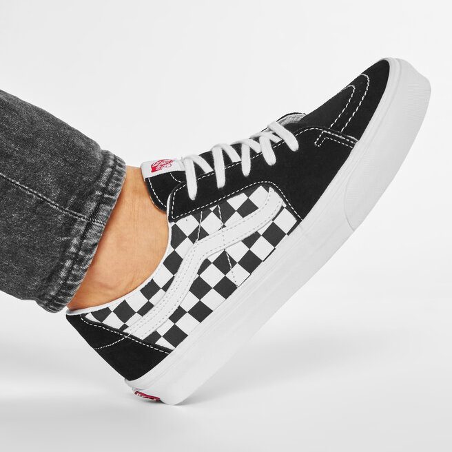 Vans Scarpe sportive Vans Sk8-Low VN0A4UUK4W71 (Canvas/Suede)Blkchckrbrd