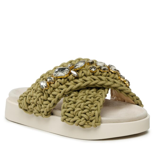 Șlapi Inuikii Woven Stones 70104-106 Kaki 70104-106 imagine noua gjx.ro