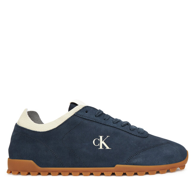 Sneakersy Calvin Klein Jeans Low Profile Runner Su - Granatowy