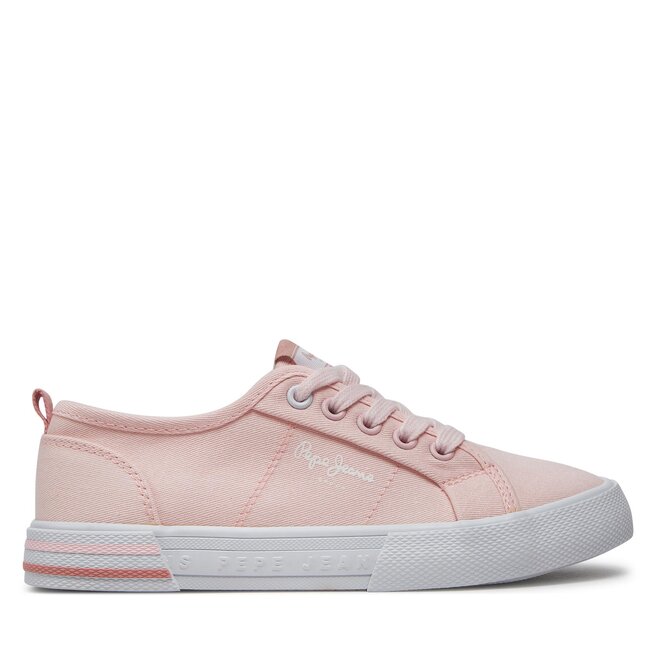 Tenisówki Pepe Jeans Brady Basic G - Różowy