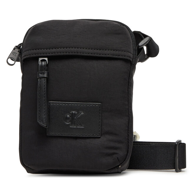 Saszetka Calvin Klein Jeans Metro Nylon Reporter Bag - Czarny