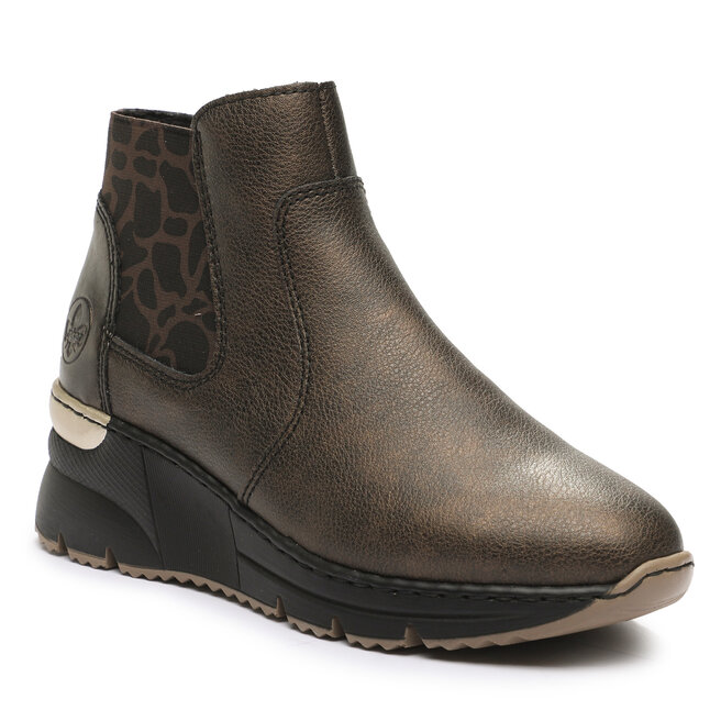 Stivaletti Rieker N6355 90 Antik Metallic Antik 90 escarpe