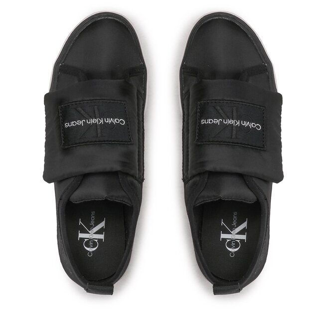Calvin Klein Jeans Сникърси Calvin Klein Jeans Flatform Puffy Ny YW0YW00872 Black BDS