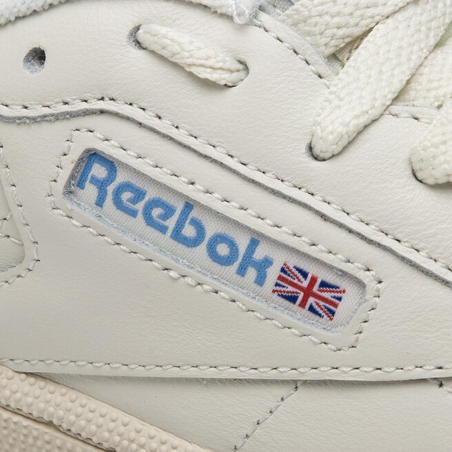 Pantofi Reebok Club C 85 V69406 Chalk Pprwhite Blue Red epantofi.ro
