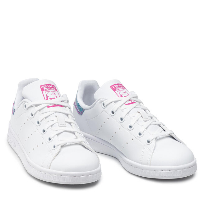 Boty adidas Stan Smith J GZ1548 Ftwwht/Ftwwht/Pink | eobuv.cz