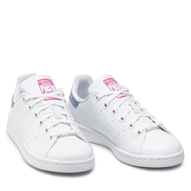 adidas Pantofi adidas Stan Smith J GZ1548 Ftwwht/Ftwwht/Pink
