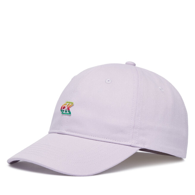 Czapka z daszkiem Calvin Klein Iridecent LV04D5133G Fioletowy jasny -