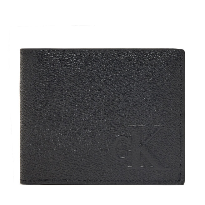 Portfel męski Calvin Klein Jeans Sculpted Impression Billfod Cc - Czarny