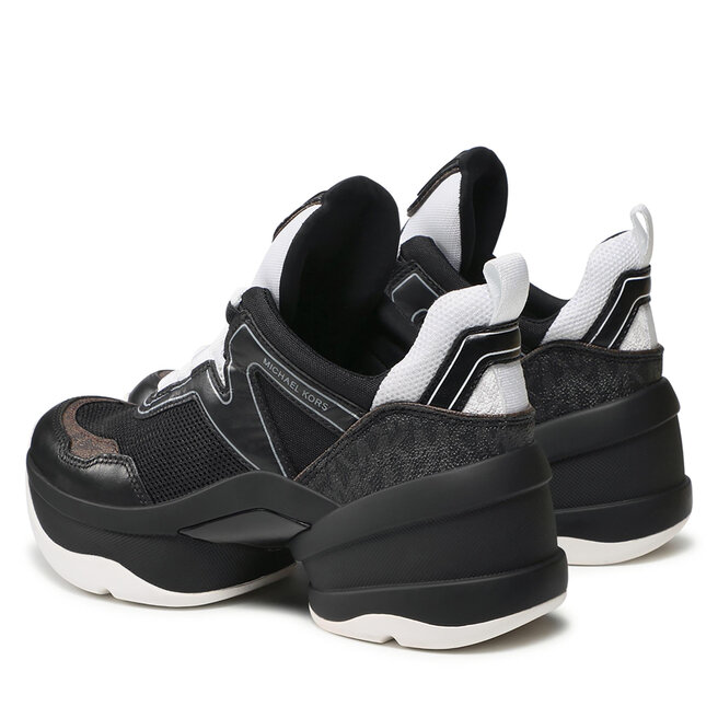 Sneakers MICHAEL Michael Kors Olympia Trainer 43F0OLFS6D Black | eschuhe.de