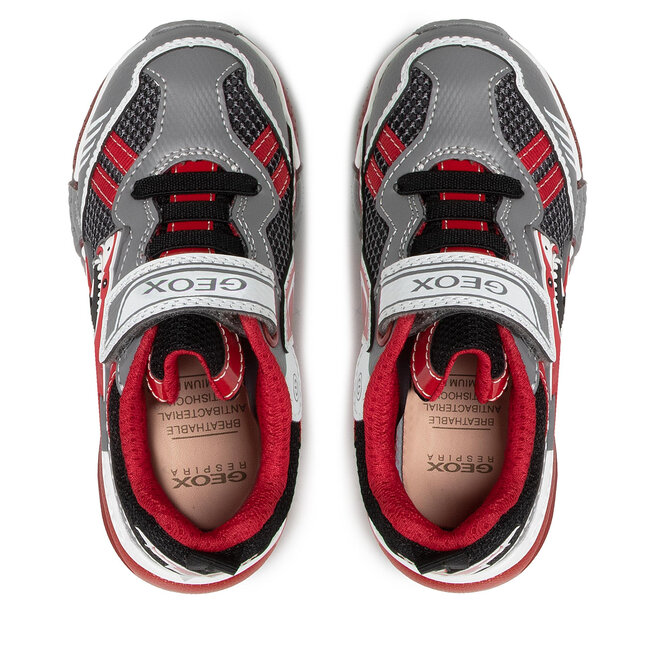 Geox Superge Geox J Bayonyc B. A J25FEA 014BU C0051 M Grey/Red