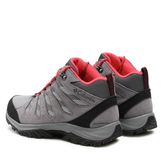 Columbia Bakancs Columbia Redmond III Mid Waterproof BL0168 Steam/Red Coral 088