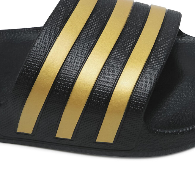 adidas Şlapi adidas adilette Aqua EG1758 Cblack/Goldmt/Cblack