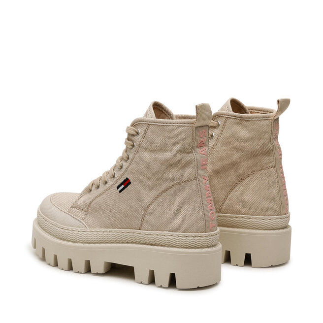 Žygio batai Tommy Jeans Flat Boot 