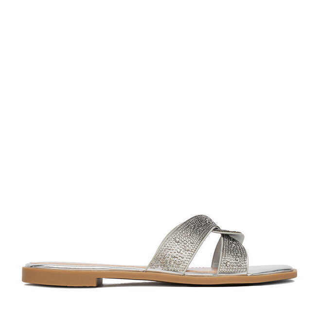 Klapki JENNY CEO-WSS21726-01 Srebrny -