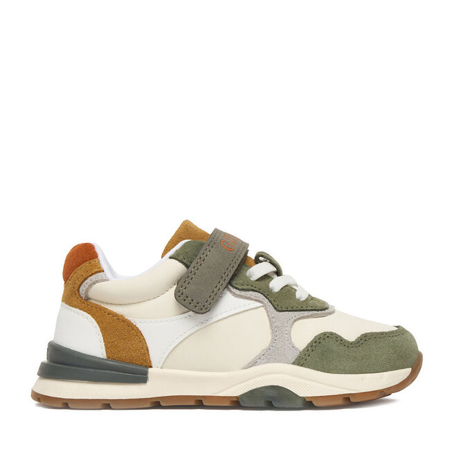 Sneakersy Guess CEO-AVO-G1-SS2026 Écru - chłopięce