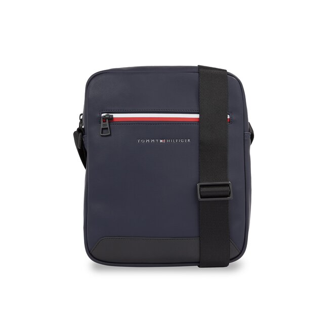 Saszetka Tommy Hilfiger Th Ess Corp Reporter - Granatowy