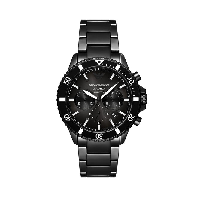 Zegarek Emporio Armani Ceramic - Czarny