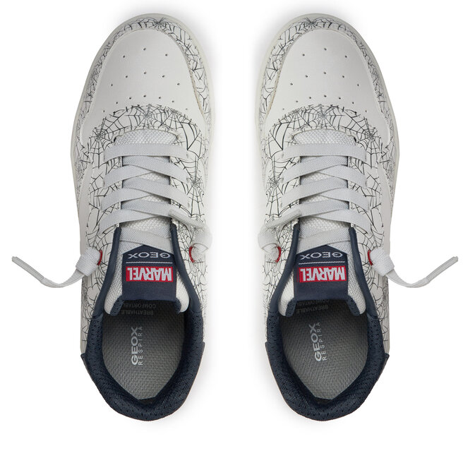 Sneakersy Geox J Washiba Boy J45LQC 000BC C0899 D White/Navy eobuv.cz