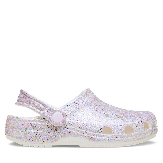 Klapki Crocs Classic Fantasy Glitter Clog K 212561 Biały -