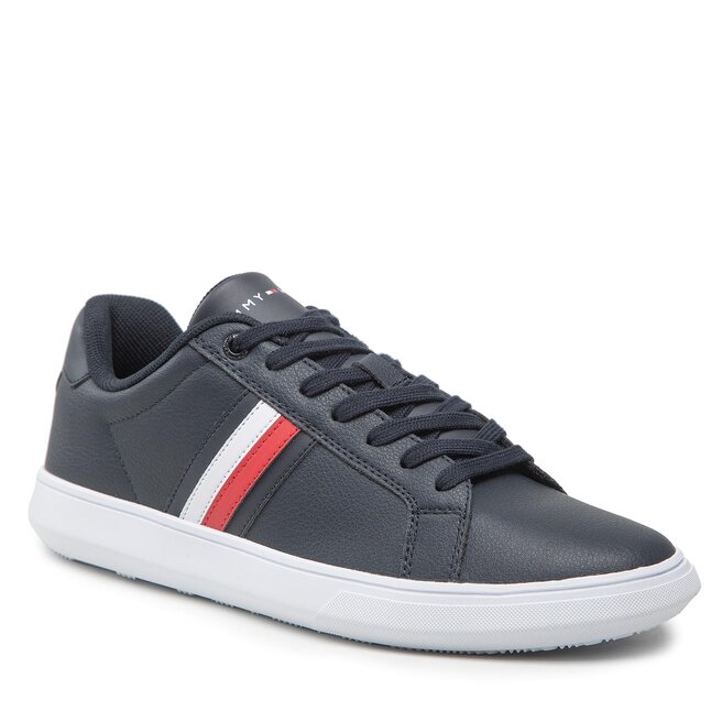 Αθλητικά Tommy Hilfiger Corporate Cup Leather Stripes FM0FM04275 Desert Sky DW5