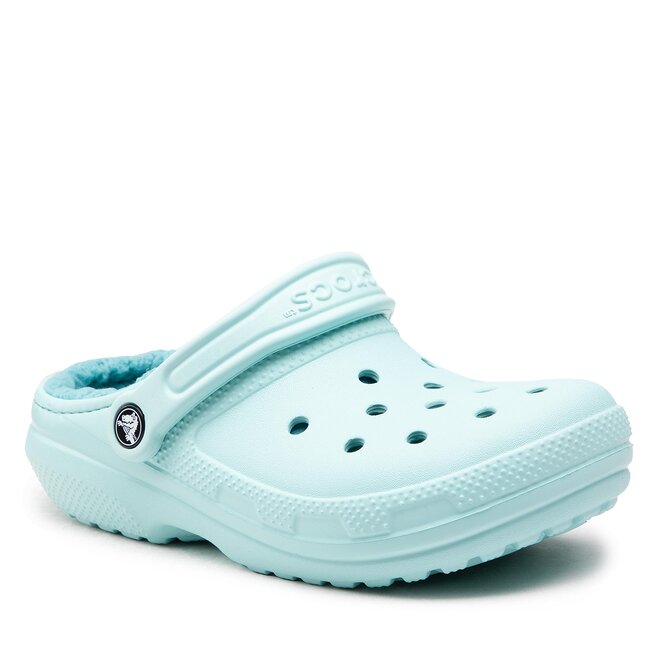 Παντόφλες Crocs Classic Lined Clog 203591 Pure Water epapoutsia.gr