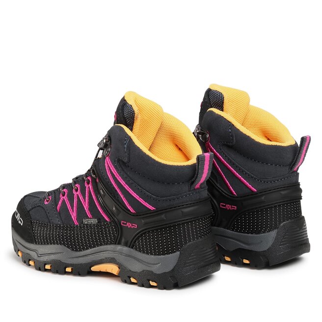 CMP Trekingová obuv CMP Kids Rigel Mid Trekking Shoe Wp 3Q12944 Antracite/Bouganville 54UE