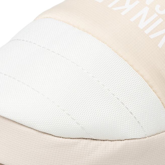 Calvin Klein Jeans Пантофи Calvin Klein Jeans Home Shoe Slipper W Warm Linning YM0YM00242 Bright White YAF