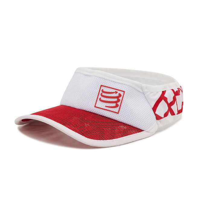 Daszek Compressport Spiderweb Ultra Visor - Biały