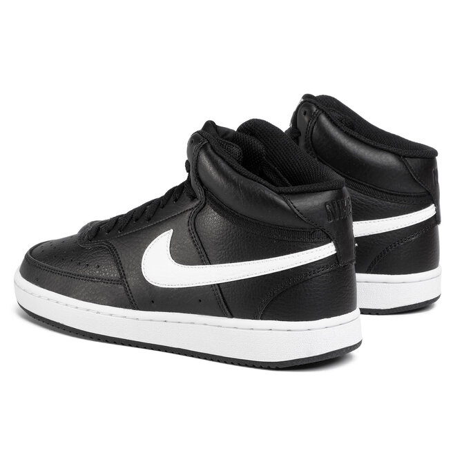 Nike Boty Nike Court Vision Mid CD5436 001 Black/White
