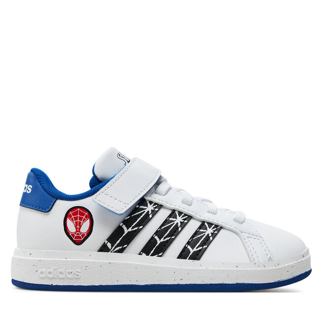 Sneakersy adidas Grand Court Spider-Man El K - Biały
