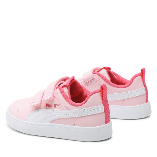 Puma Сникърси Puma Courtflex V2 V Ps 371543 25 Almond Blossom/Puma White