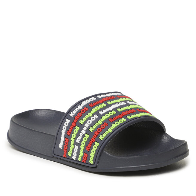KangaRoos Papucs KangaRoos K-Slide Idol 10055 000 4054 Dk Navy/Lime