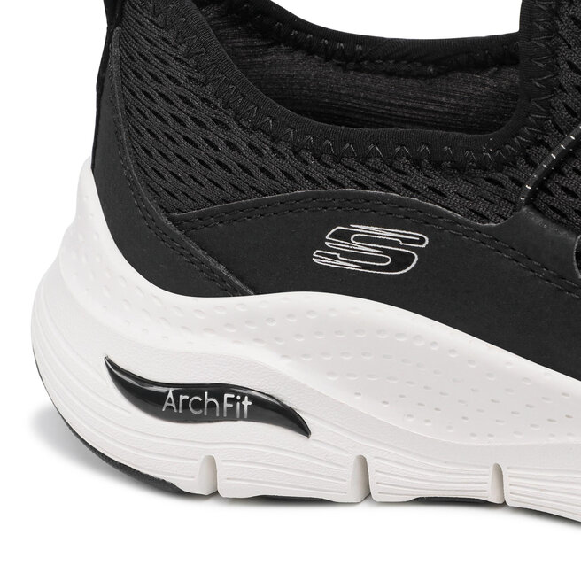 Skechers Pantofi Skechers Lucky Thoughts 149056/BKW Black/White