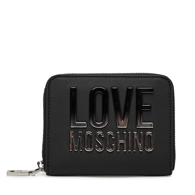Duży Portfel Damski LOVE MOSCHINO - Czarny