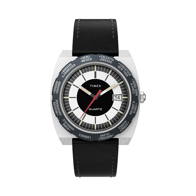 Zegarek Timex World Time 1972 Reissue - Czarny